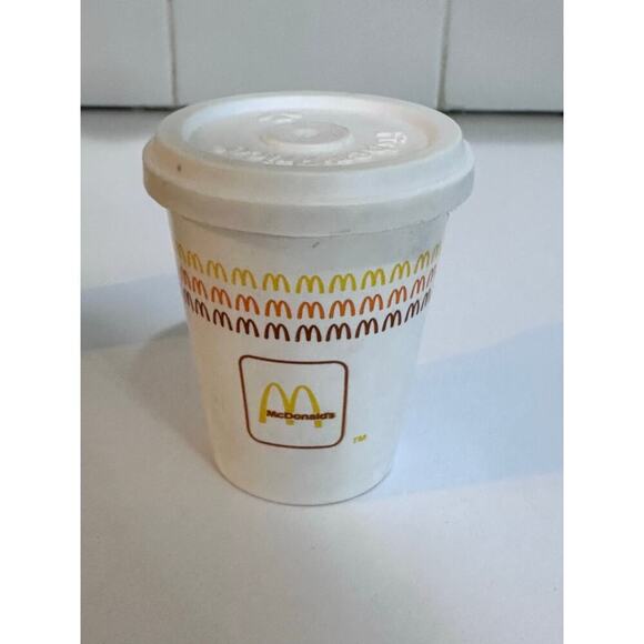Fisher Price Mcdonalds Play Food Faux Coffee To Go Cup Lid - Picture 1 of 5